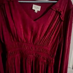 1.4.3. Story by Line Up Red Long Sleeve Dress